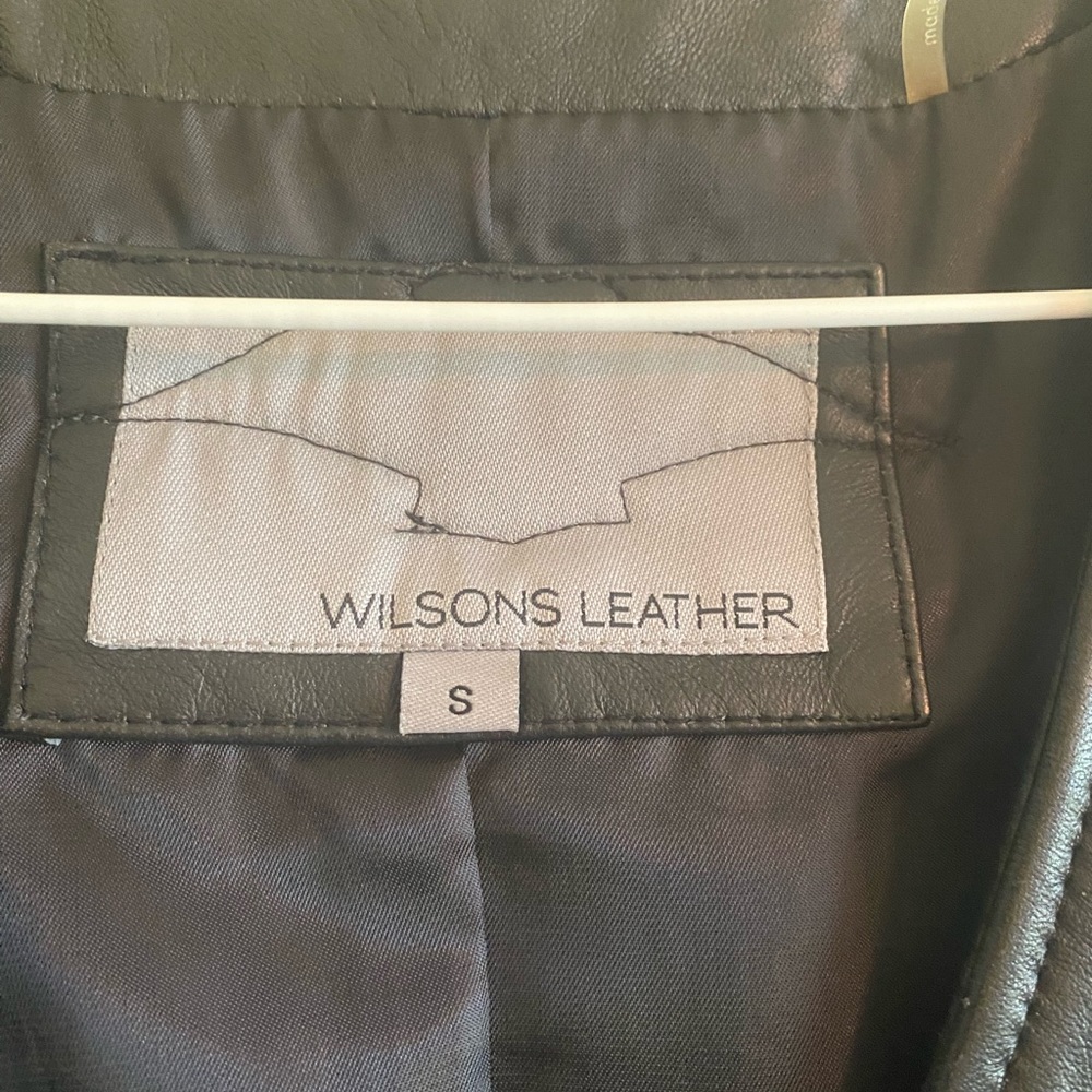Small leather vest